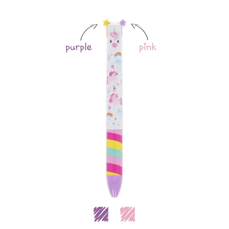 CLICK&CLAK TWO COLOR PEN - UNICORNO